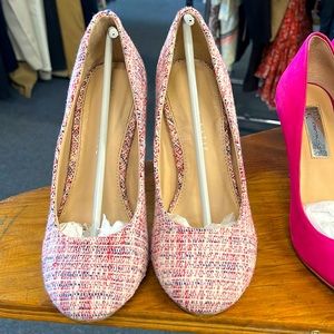Kelly & Katie Tweed Pink & Blue Pumps Size 7